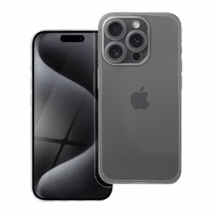 Suojakuori iPhone 15 Plus:lle Clear Case 1,5 mm Grid läpinäkyvä
