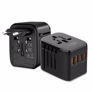 Tech-Protect TA200 EU / UK / US / AU Sovitin - Musta
