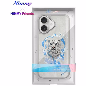 Nimmy Pantera MagSafe Suojakuori iPhone 16:lle - vaaleanharmaa