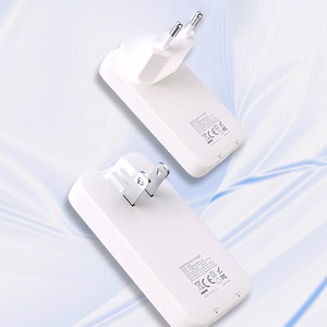 Dudao A65Q 65W GaN Travel Wall Charger USB-A / USB-C PD Ultra-Thin EU / US - White