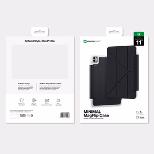 AmazingThing Minimal Mag -suojakuori iPad Pro M5 11" -mallille, musta