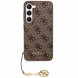 Guess 4G Charms Collection Suojakuori Samsung Galaxy A35:lle - ruskea