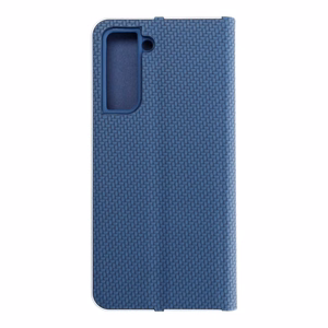 Flip-suojakuori Samsung S21:lle Luna Book Carbon sininen