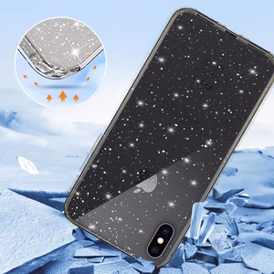 Crystal Glitter Case for Iphone X/XS (5,8") Silver