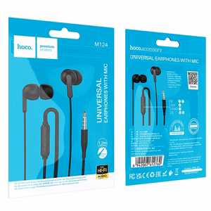 Hoco M124 kuulokkeet 3,5mm - musta