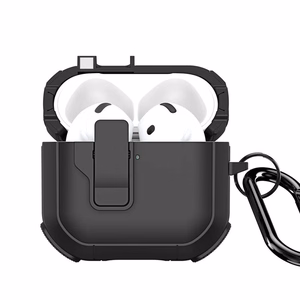 DUX DUCIS PECP - TPU+PC suojakotelo AirPods 4 musta