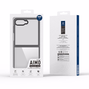 Dux Ducis Aimo -suojakuori Samsung Galaxy Z Flip 8:lle, musta