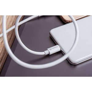 Kaapeli USB C - USB C Forcell F-Energy QC4.0 PD 3A 60W 1 m C338 valkoinen