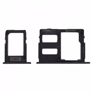 SIM Holder Compatible With Samsung J530 2017 J5 SIM + MicroSD card holder Black