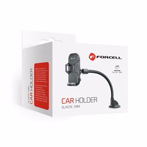 Auton puhelimen pidike Forcell F-Grip Carbon Bracket varsi 17cm tuulilasin kiinnitykseen musta
