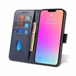 Magnet Suojakuori läpällä Samsung Galaxy S24 FE - Sininen