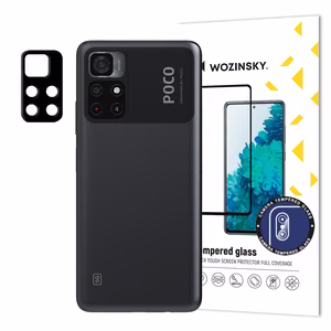 Wozinsky Full Camera Glass 9H Full Camera karkaistu lasi Xiaomi Poco M4 Pro 5G kameraan