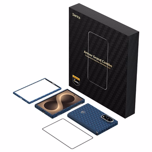 Benks Magnetic Armor Grid Air Grand Combo -suojakuori (C.K.FL.SA.BE.S060) Samsung Galaxy Z Fold 8 -mallille, sininen