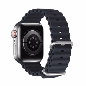 Dux Ducis OCEAN WAVE silikoni ranneke Apple Watch 38 / 40 / 41 mm:lle grafiitti