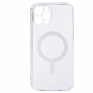 TEL PROTECT MagSilicone Suojakuori iPhone 12 Pro Max:lle läpinäkyvä