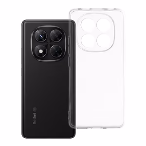 Läpinäkyvä 2 mm Suojakuori Xiaomi Redmi Note 14 PRO 5G / 14 PRO PLUS 5G:lle (kameransuoja)