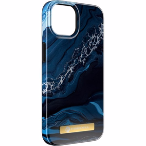 Suojakuori iPhone 15 PLUS:lle Forcell F-Protect Mirage yhteensopiva MagSafe ocean marble