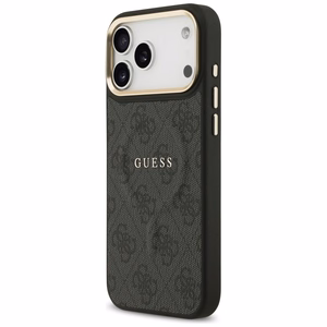 GUESS suojakuori IPHONE 17 Pro Max:lle MagSafe-yhteensopiva GUHMP17XP4MSEGCK (PU 4G W/ Classic) musta