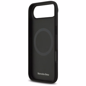 Mercedes Leather The Move MagSafe -suojakuori iPhone 17 Air - musta