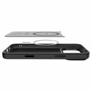 Spigen Enzo Aramid T Mag Magsafe Suojakuori iPhone 17 Pro Max:lle musta