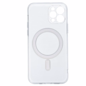 TEL PROTECT MagSilicone Suojakuori iPhone 12 Pro:lle läpinäkyvä