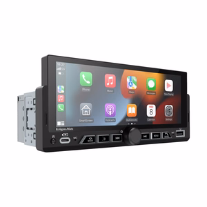 Kruger&Matz KM2017 1DIN CarPlay/AndroidAuto car radio