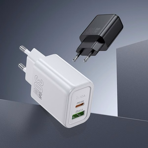 Puhelinlaturi Hoco USB A + USB C QC3.0 PD 3A 30W N63 musta