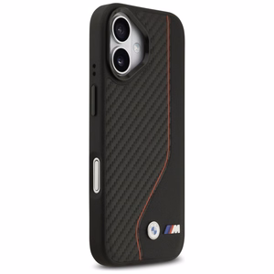 BMW M Carbon Line & Logo MagSafe Suojakuori iPhone 17:lle - punainen
