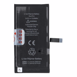 JCID Akku iPhone 14:lle 3590 mAh (suuri kapasiteetti)
