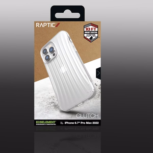 Raptic X-Doria Clutch Kotelo iPhone 14 Pro Max takakuori selkeä
