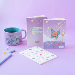 BT21 SHOOKY A6 -muistikirjasetti, 3 kpl