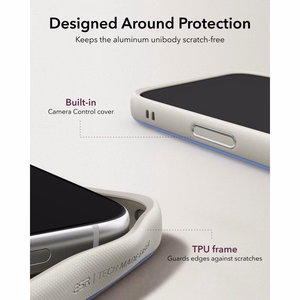 ESR Atelier -suojakuori laitteelle iPhone 18 Pro / 17 Pro, tuella, MagSafe-yhteensopiva – harmaa