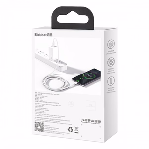 USB-kaapeli Baseus Superior USB - Type-C 66W 1,0m valkoinen CATYS-02