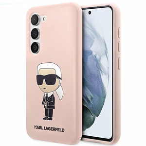 Karl Lagerfeld KLHCS23MSNIKBCP S23+ S916 kovakuori vaaleanpunainen/vaaleanpunainen Silikoninen Ikonik