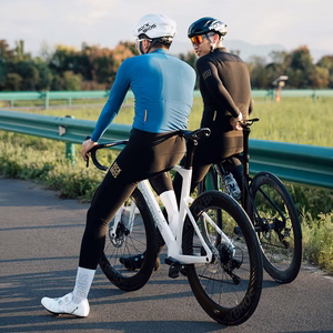 Rockbros YDCK012-1 Long Fleece Bib Tights with Pad Size L - Black
