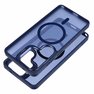 Case for Samsung A57 Forcell F-Protect Shadow Stand Premium compatible with MagSafe navy blue