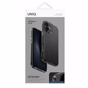 Uniq Air Fender kotelo iPhone 16 Plus - harmaa