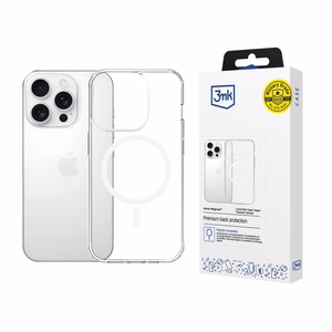 3mk Armor MagCase iPhone 16 Pro Max:lle - Läpinäkyvä