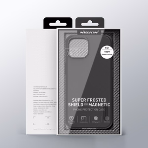Nillkin Super Frosted Shield Pro Magneettinen kotelo iPhone 14 Plus MagSafe magneettinen musta