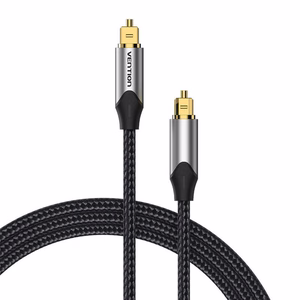 Vention Optical Fiber Audio Cable Aluminum Alloy Type 3M Gray