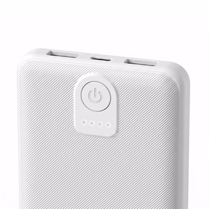Wozinsky Wpower WPBBK-3 10000 mAh 10W varavirtalähde, 2x USB-A 2A, valkoinen