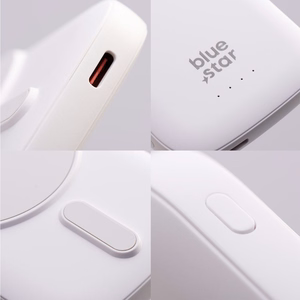 Powerbank yhteensopiva MagSafe Blue Star Slim DG-P8 15W 5000 mAh valkoinen