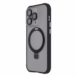 Rengaslukittu magneettikotelo iPhone 13 6,1' musta
