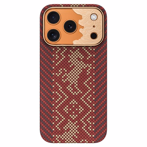 Punainen Benks Magnetic Armor Air Knight kevlar- ja metallikehyksinen suojakuori (C.K.FL.AP.GD.J072) malleihin iPhone 18 Pro / iPhone 17 Pro