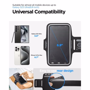 Spigen A703 Dynamic Shield Käsivarsipidike Musta