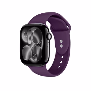 Crong Liquid strap for Apple Watch 44 / 45 / 46 / 49 mm, plum