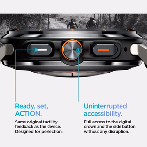 Spigen Fit Lite Samsung Galaxy Watch Ultra (47 mm), musta