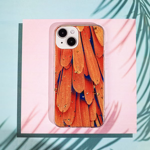 Gold Glam suojakuori puhelimelle Samsung Galaxy A34 5G oranssi