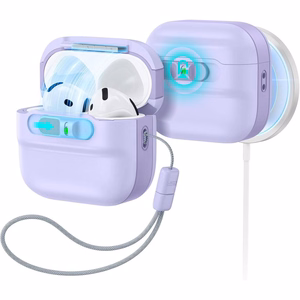 ESR Pulse HaloLock MagSafe  Apple AirPods 4 / 5 kuori, violetti