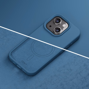 Etteri Silicone Mag case for iPhone 13 6,1" dark blue